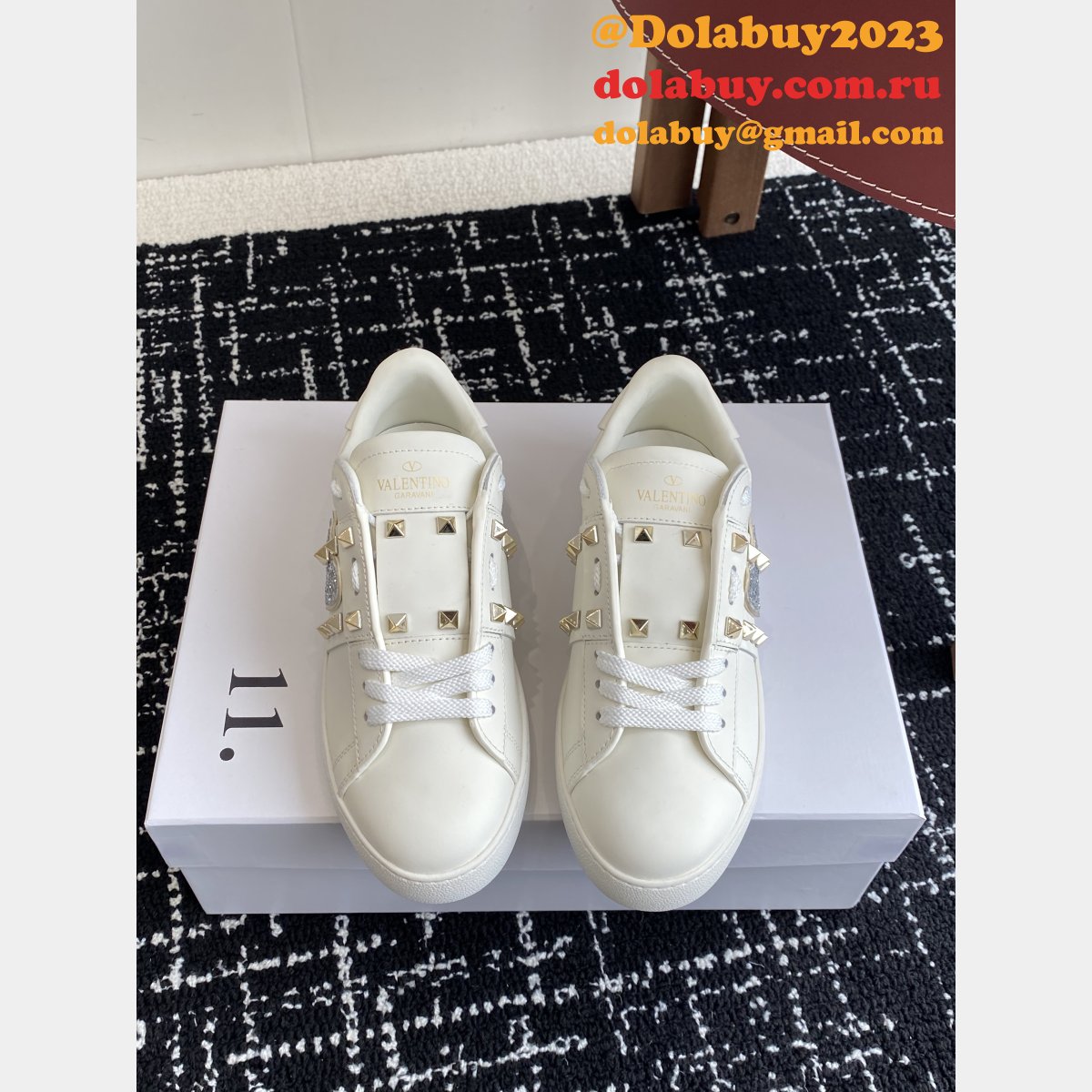 Luxury Top Quality Valentino UNTITLED OPEN SNEAKER