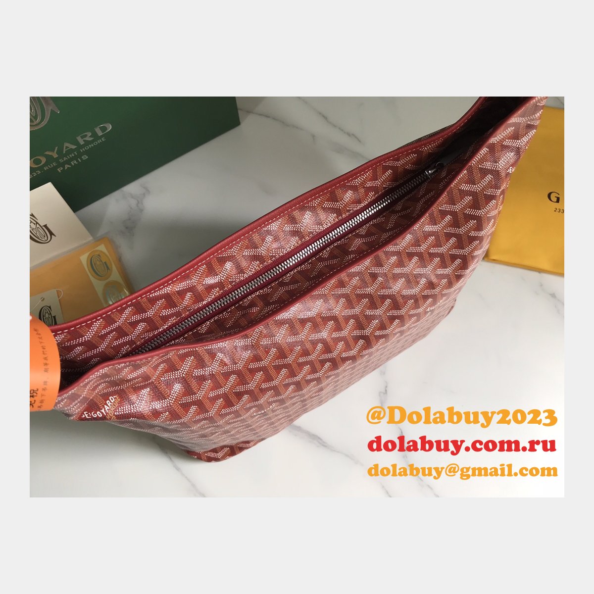 Designer Goyard Hobo Bohème Saint Louis Artois Replica Bag