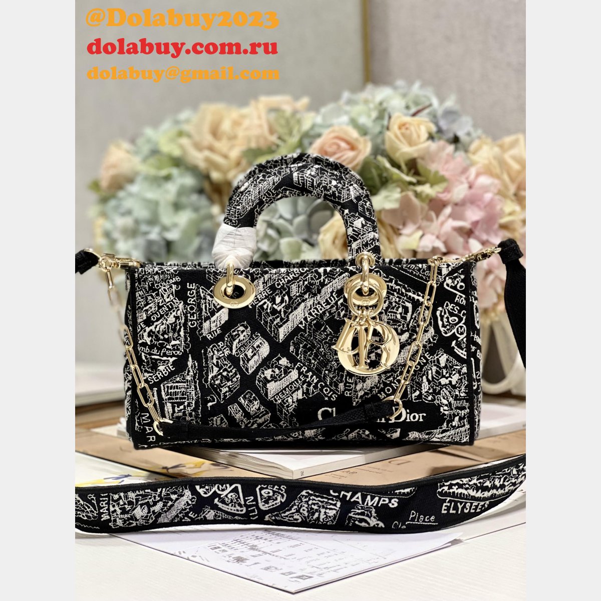 Quality AAA Christian Dior Lady Dior 26cm Replica Bag