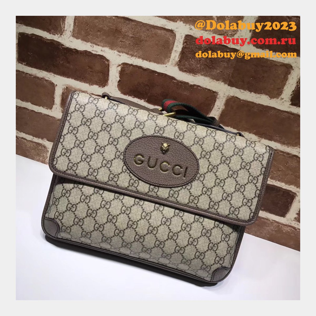 G*u*i best top quality gg supreme messenger 495654 bag