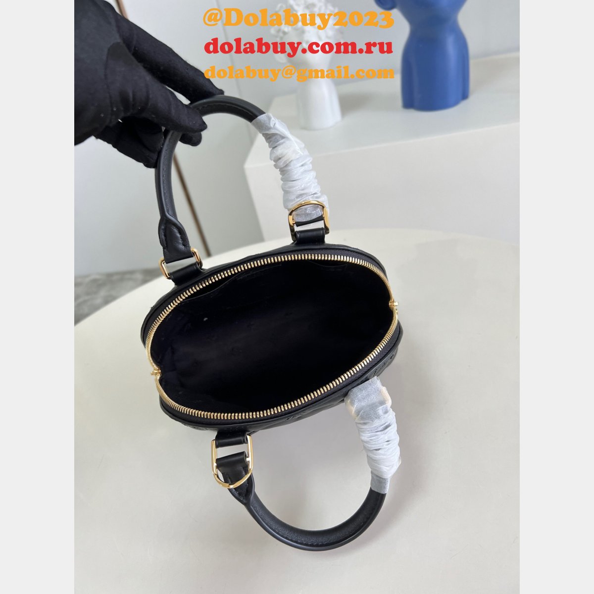 Designer Louis Vuitton Replica Alma 7 Star M59793/M59822 Bubblegram Leather