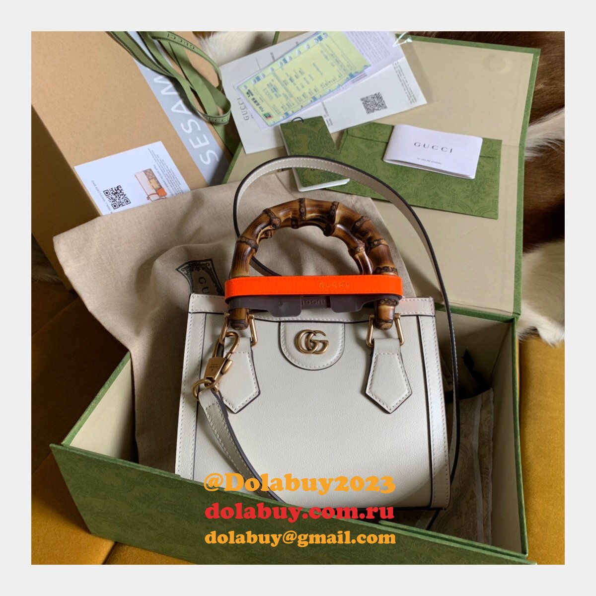 top quality replica G*u*i diana mini tote 655661 bag