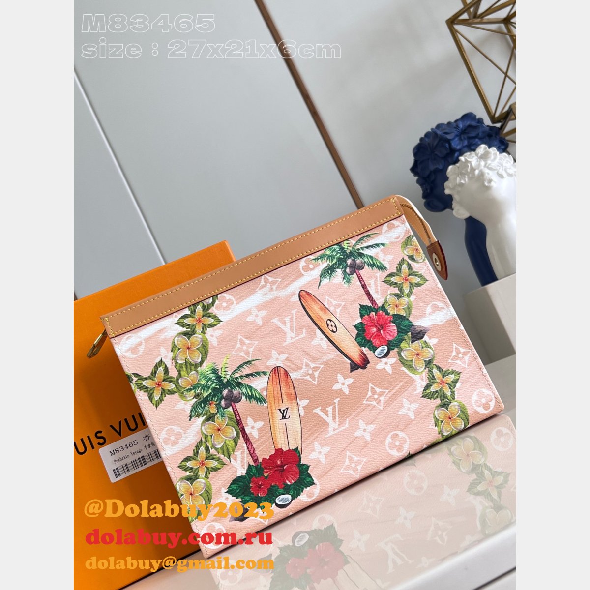 Quality Pochette Voyage 1:1 Mirror Inspired Men Louis Vuitton