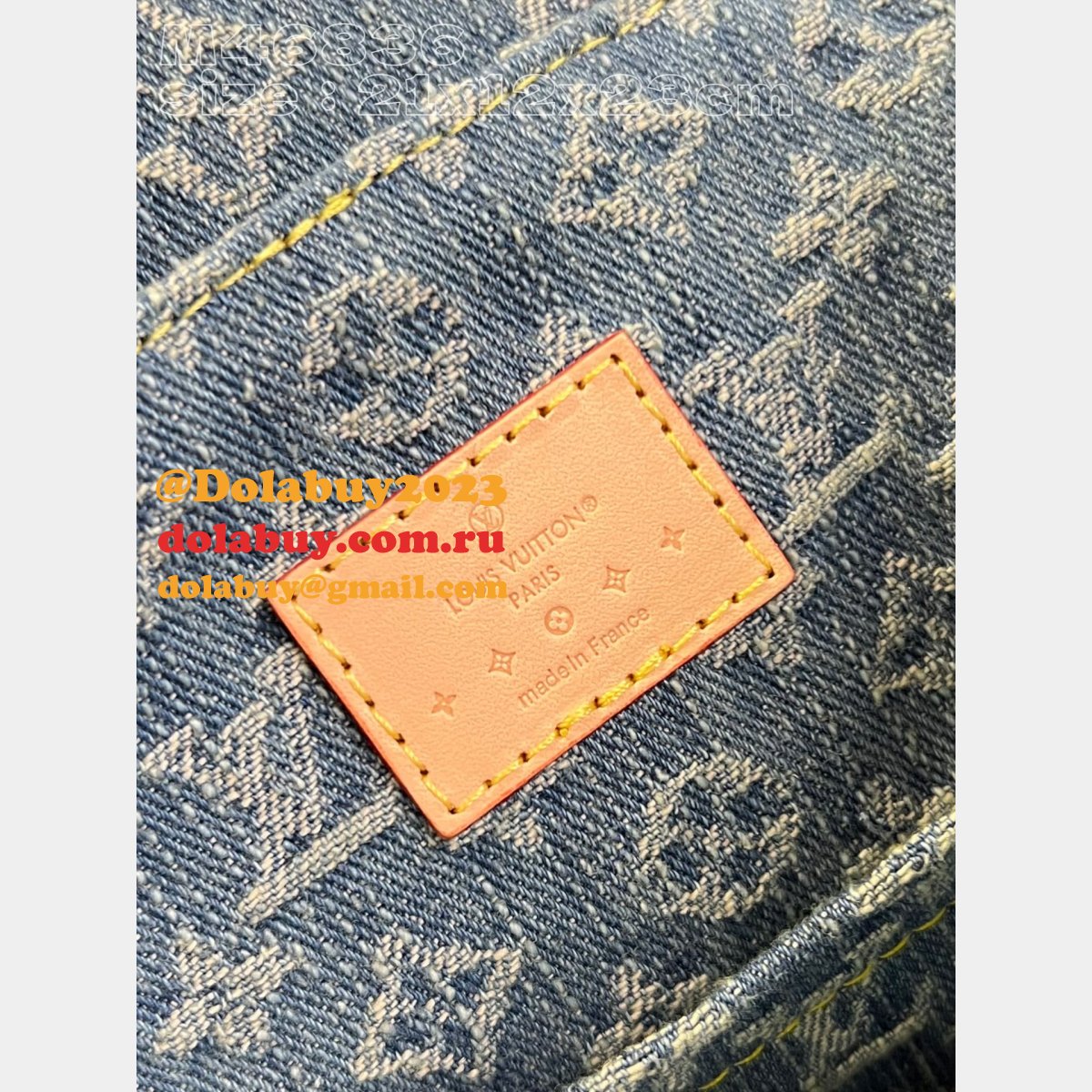 Venice Monogram Denim M46836 Top Quality Louis Vuitton Fake Bag