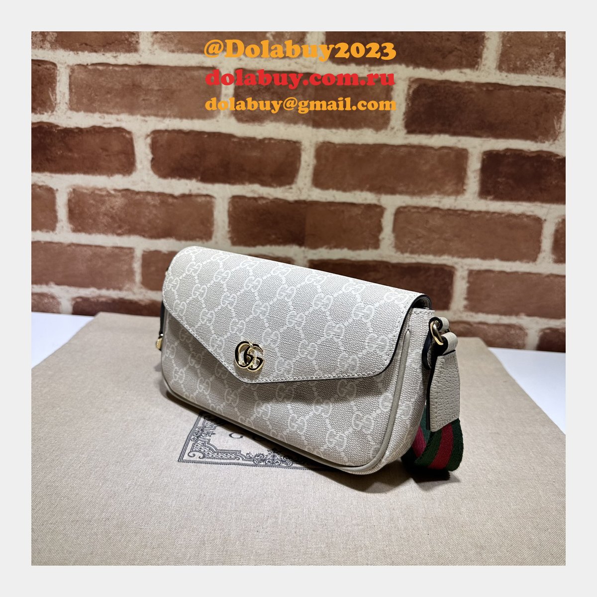 1:1 mirror ophidia crossbody replica G*u*i beige 764961 bag