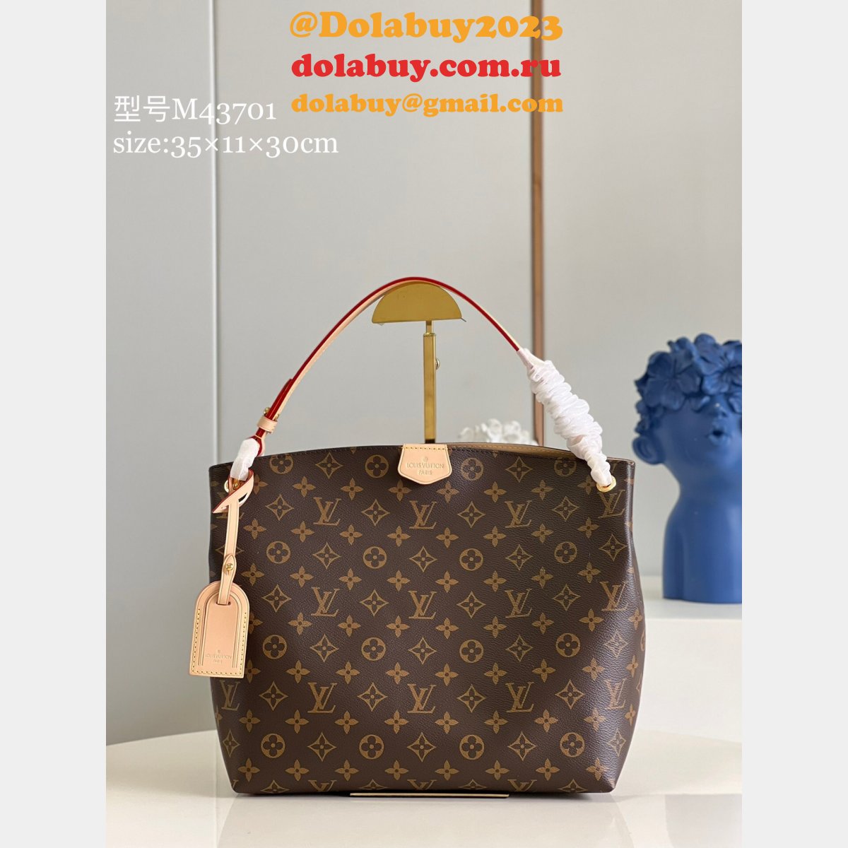 Replica Louis Vuittons M43703/M43701 Graceful PM Bag Monogram