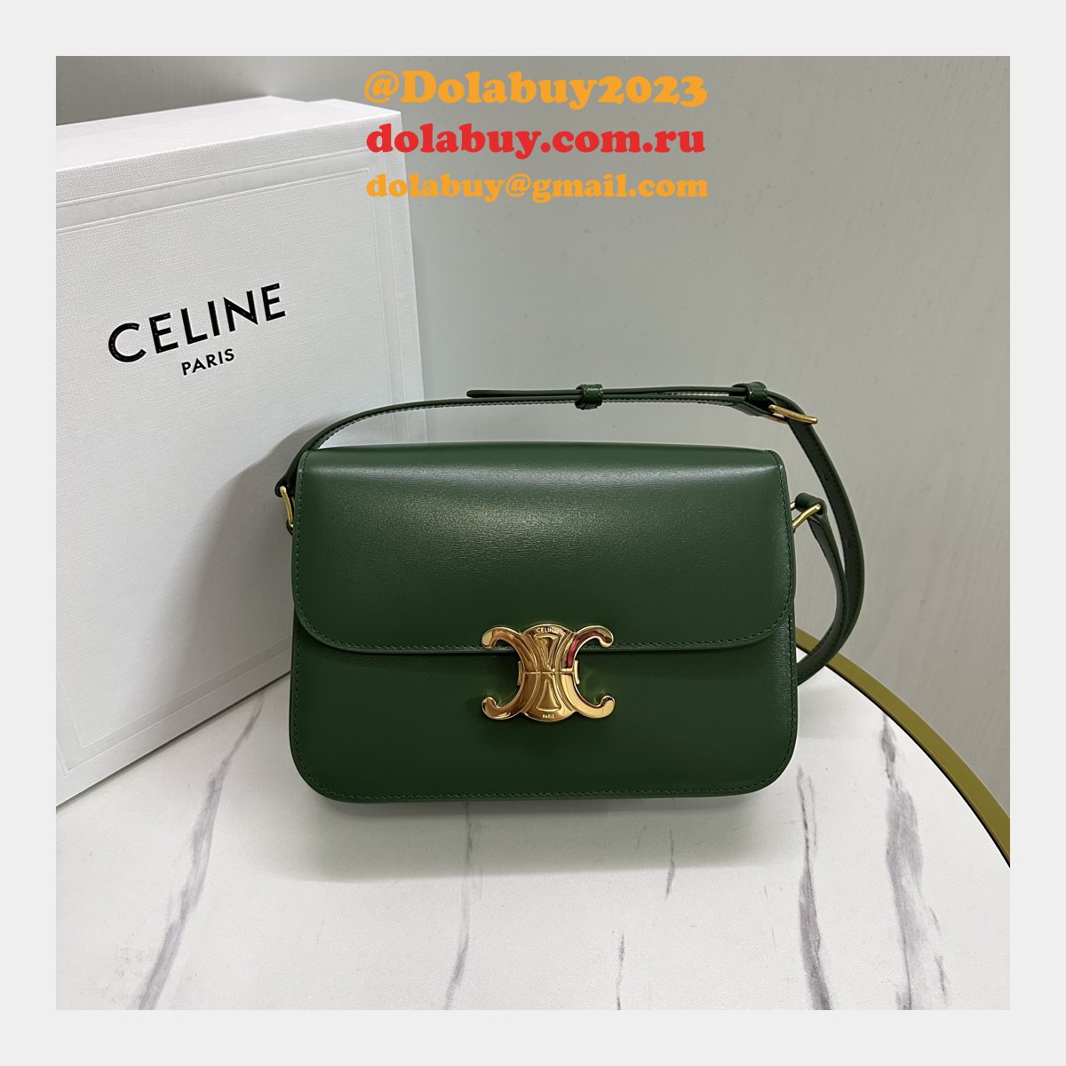 Best High-Quality Celine 188423/187363 Triomphe Replica Handbag