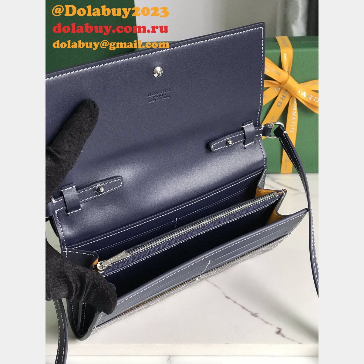 1:1 Mirror Goyardine 02019 Goyard Varenne Replica Wallet