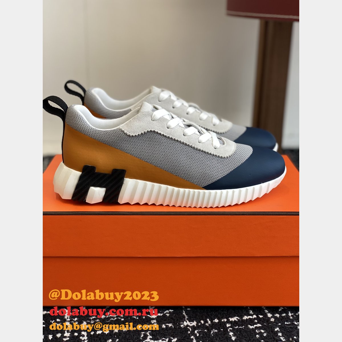 Perfect Hermes Bouncing Sneaker