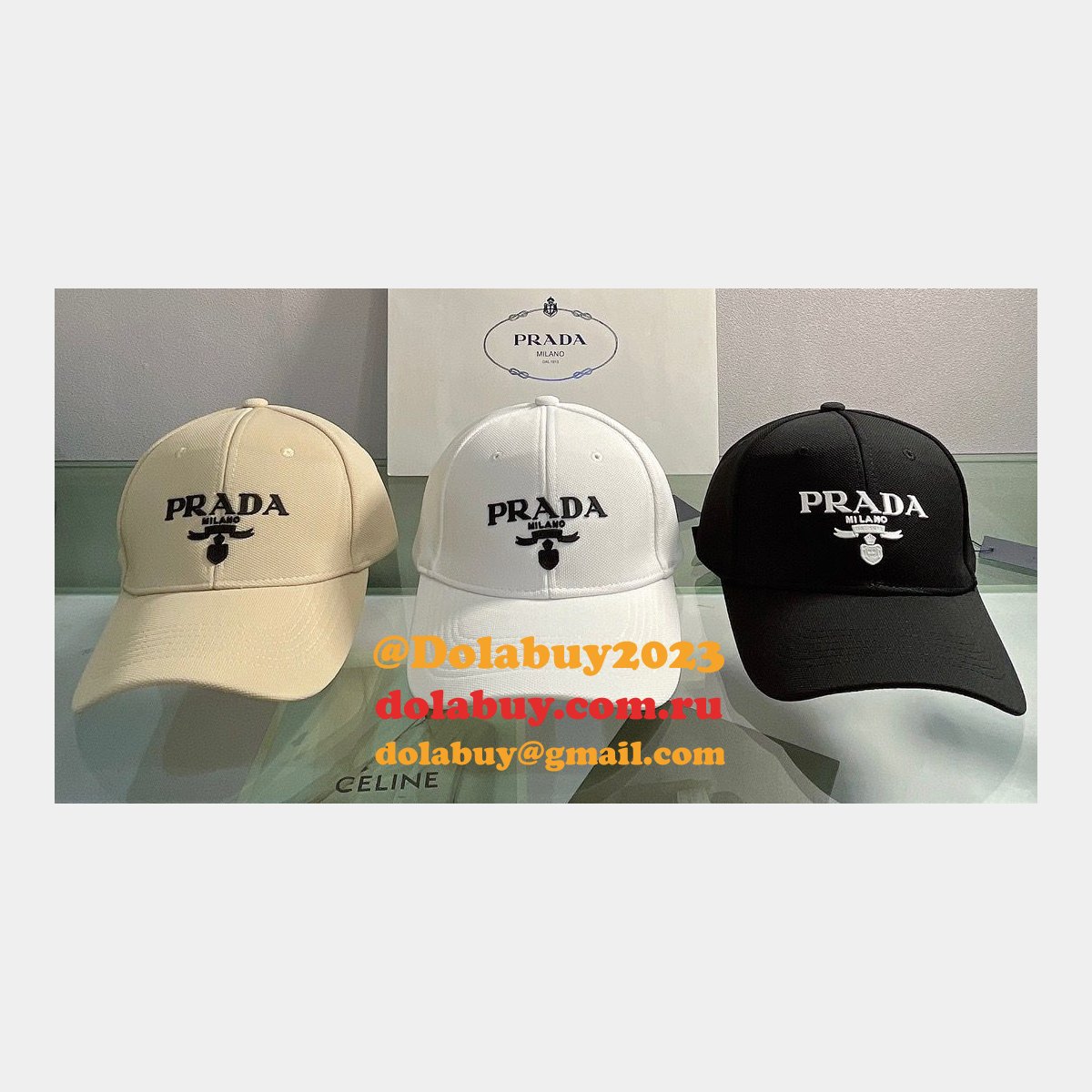 Buy Cheap Prada Wholesale Designer Hats in Bulk from China