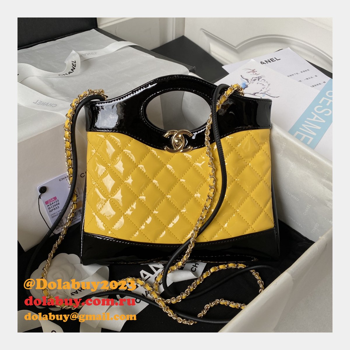 Designer Shop Wholesale Casual Calfskin Shoulder Chain AS4133 Bag