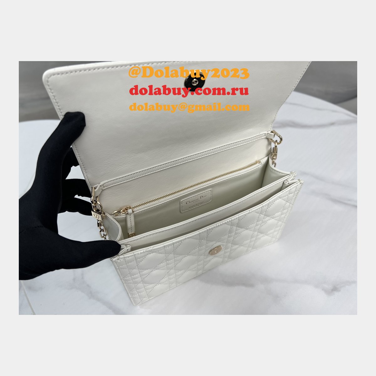 Luxury MISS DIOR LAMBSKIN 9212 Fashion LADY BAG