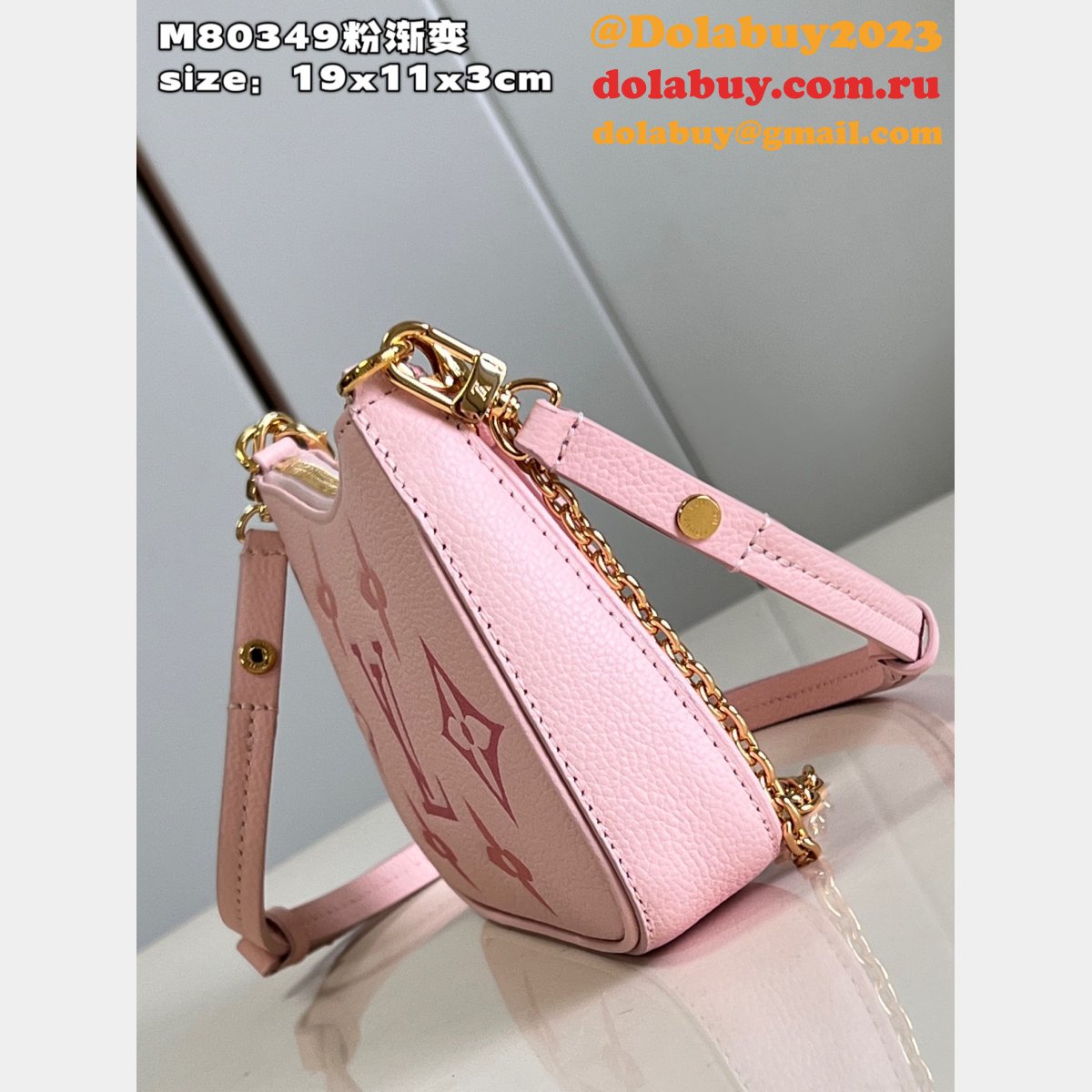 Easy Pouch On Strap Louis Vuitton Replica M80349 Monogram Empreinte Bag