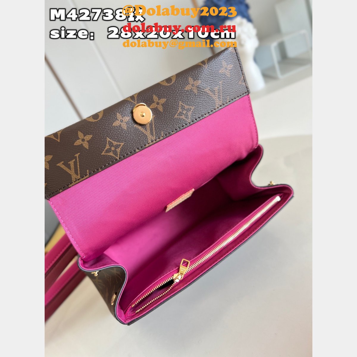 Designer Louis Vuitton M42738 Fake Cluny Monogram Handbag for Women