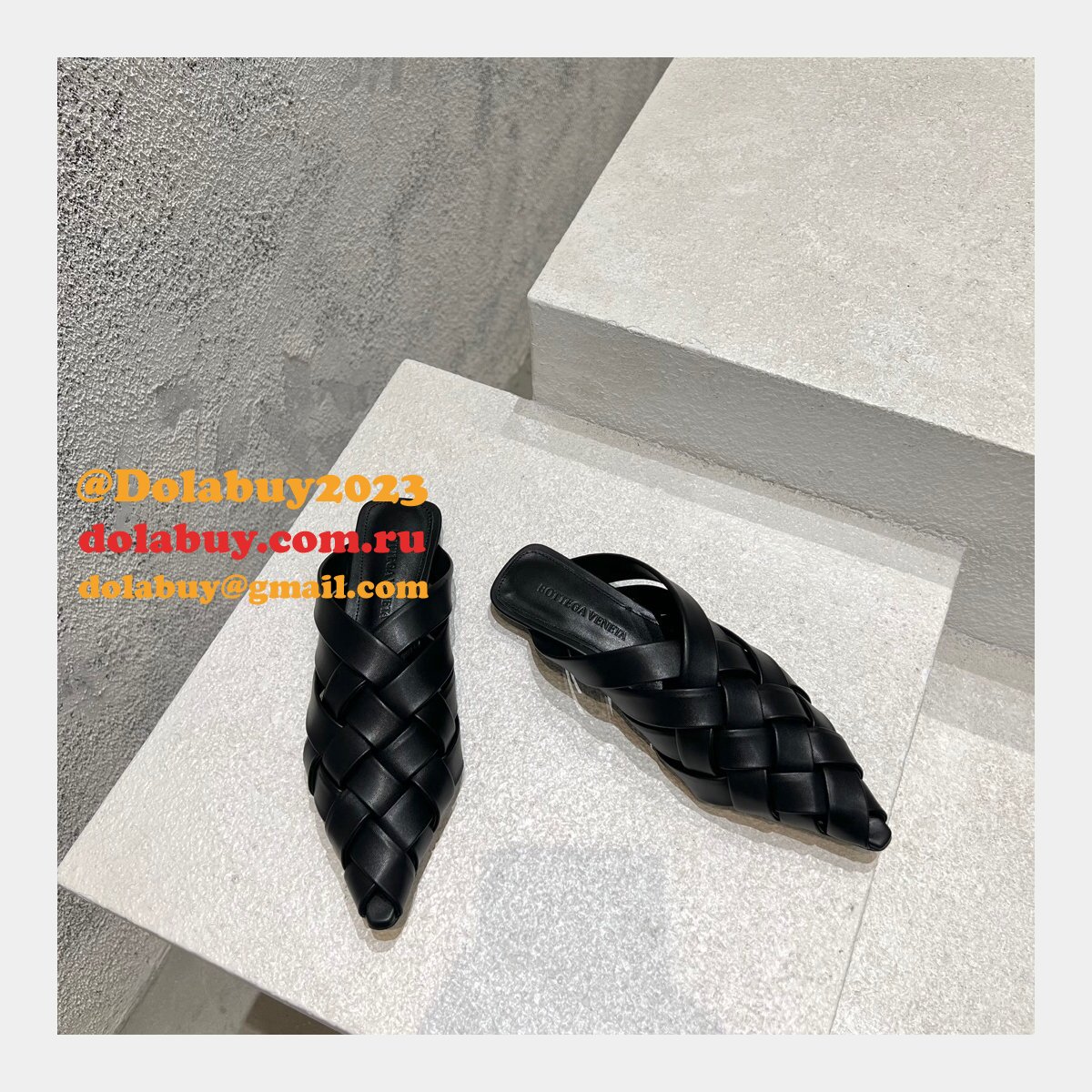 Designer Replica Bottega Veneta Top Quality Flat Sandals Shoes