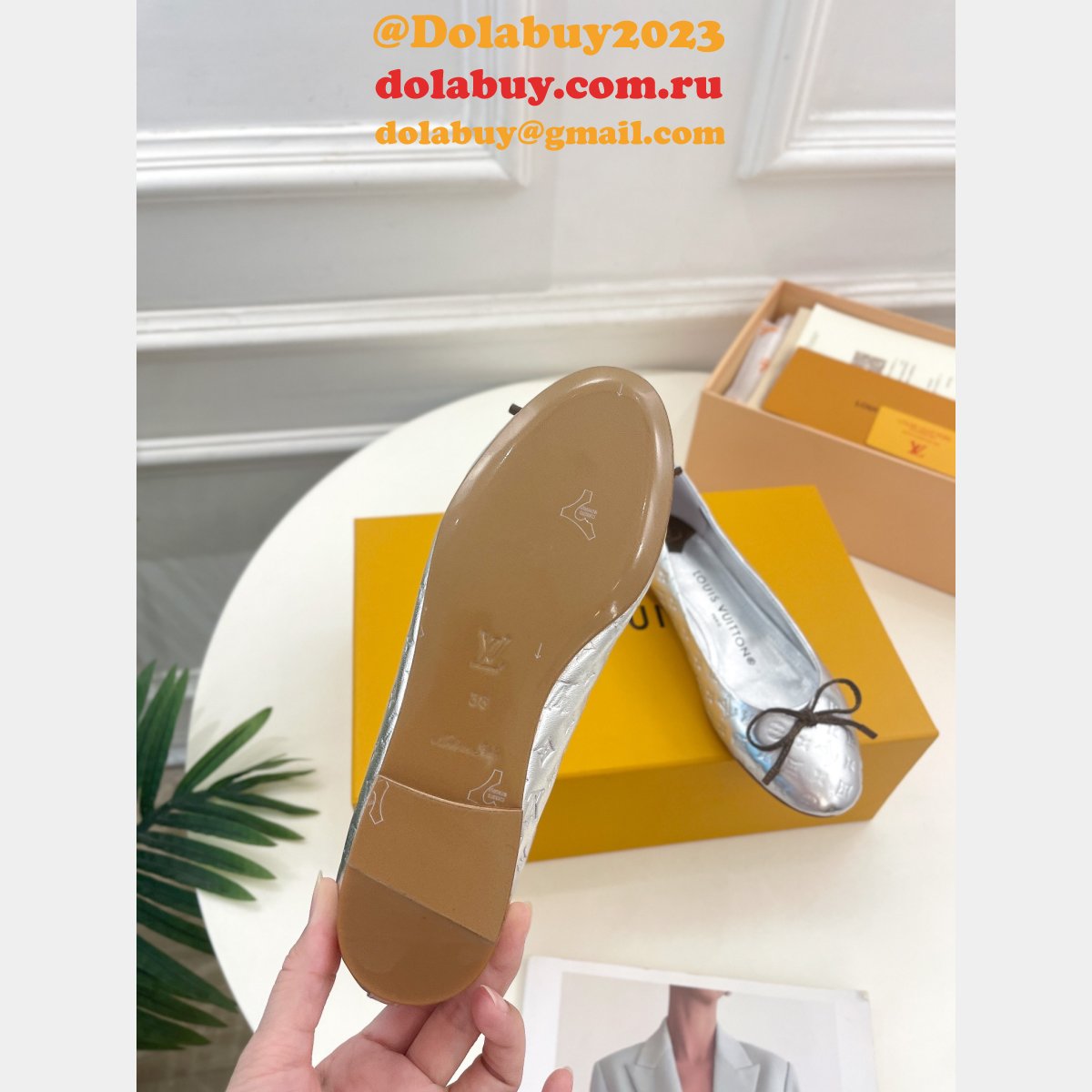 Top Quality LOUIS VUITTON Nina Flat Ballerina