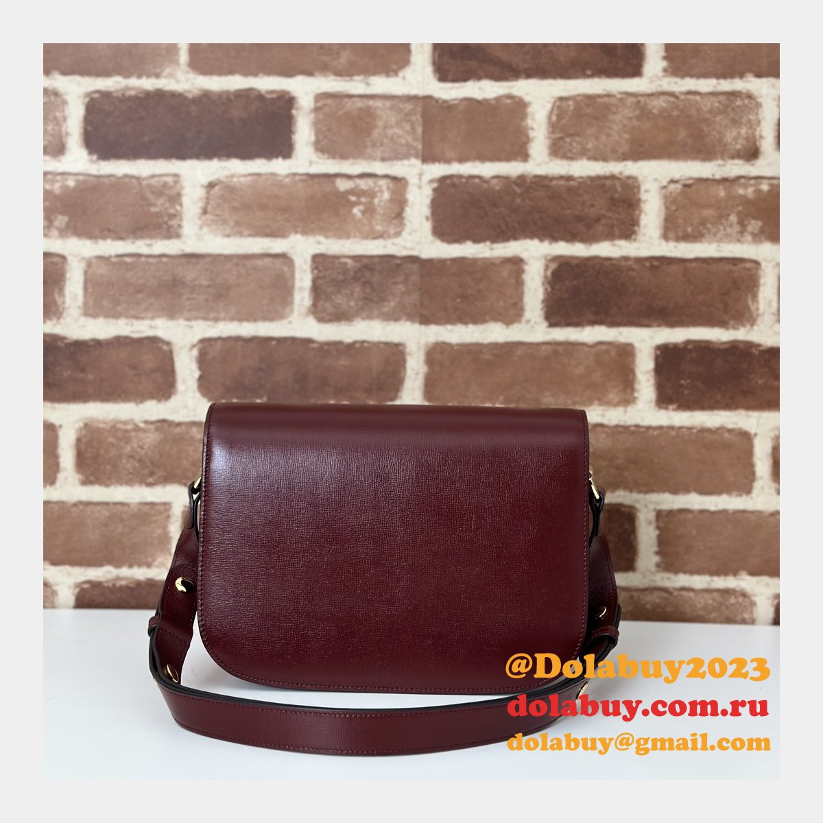 gg supreme duplicate G*u*i 1955 horsebit shoulder 602204 bag