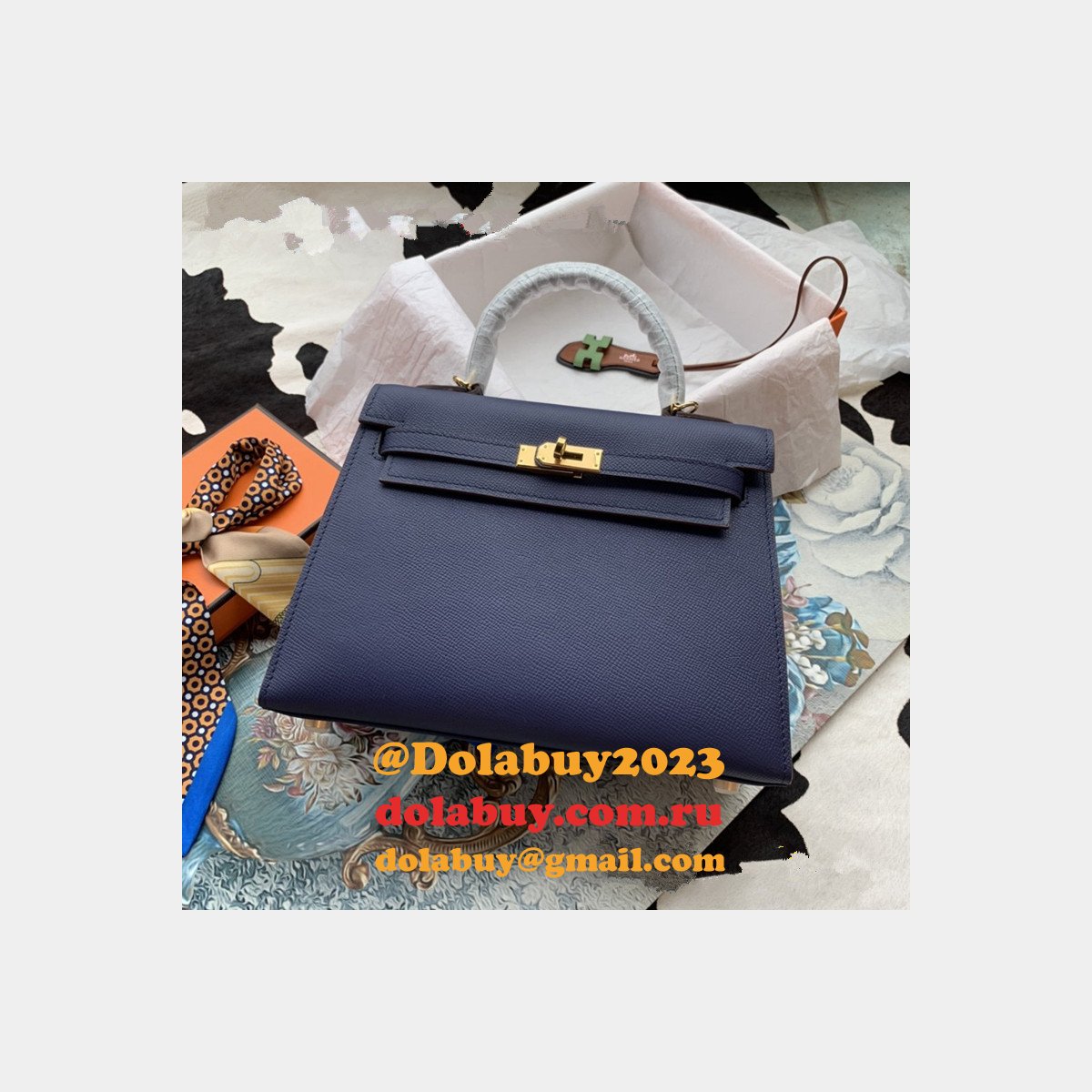 Customize The Best Replica Hermes Epsom Kelly 25-28cm Handbags