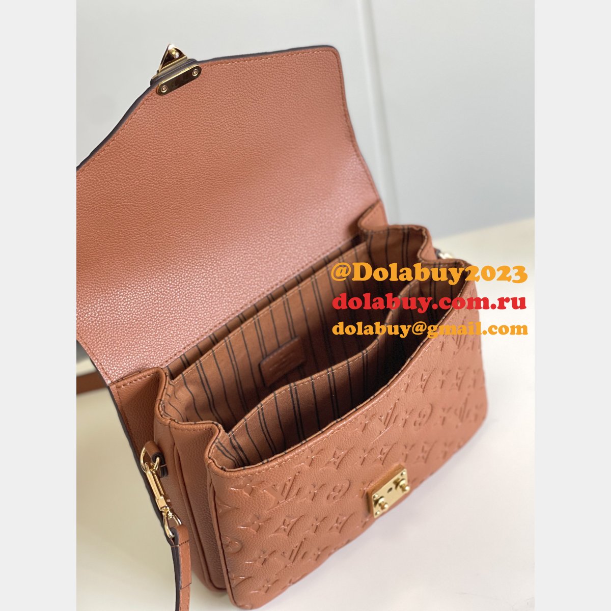 AAA+ Louis Vuitton Pochette Métis Monogram M41487 Marron