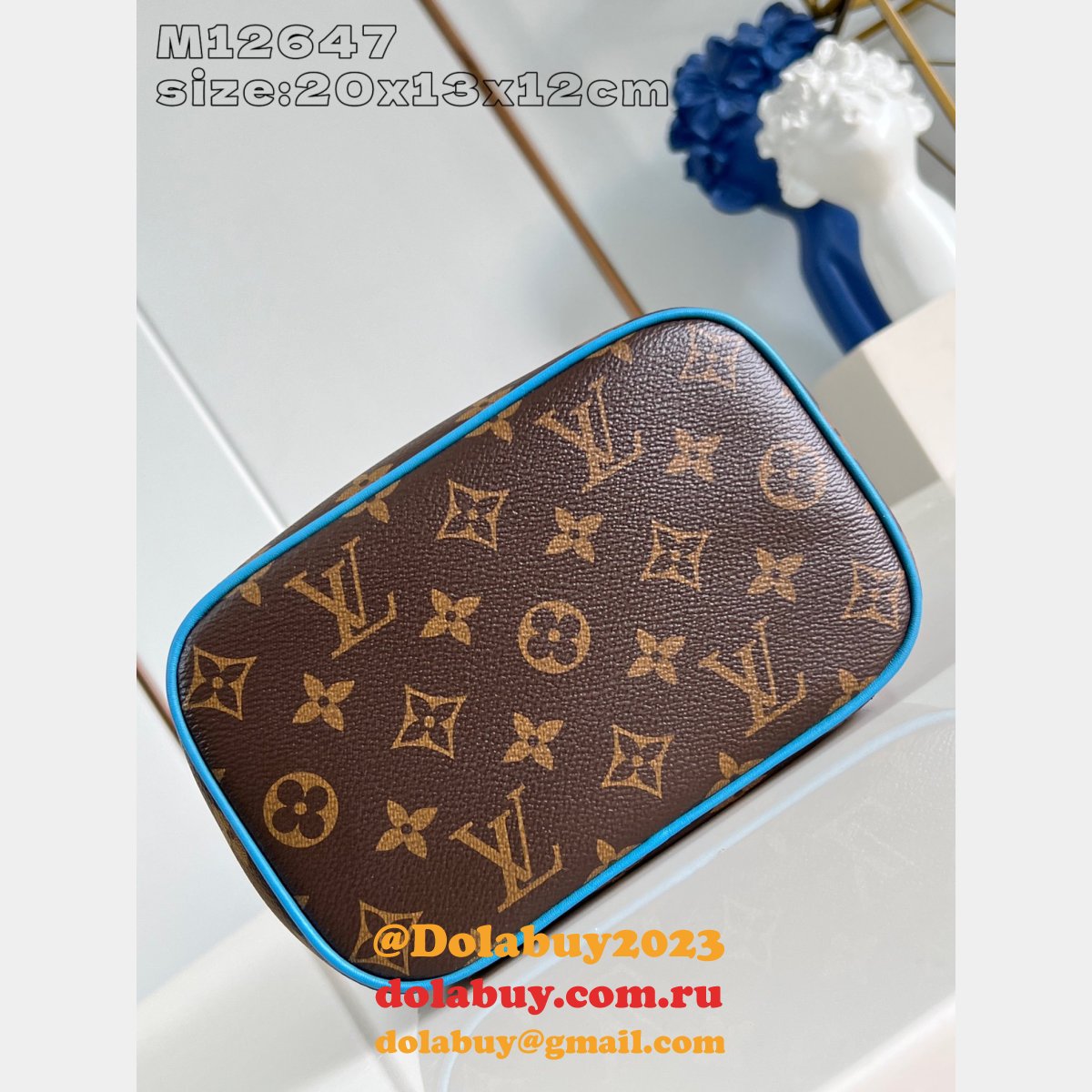 Luxury Travel Louis Vuitton Nice Vanity Men M12647 Fake Bags