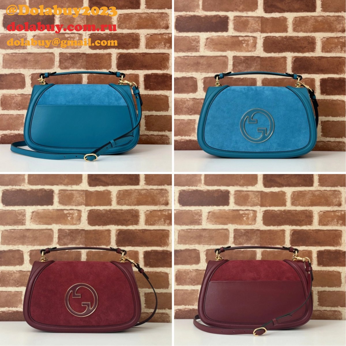 Designer Replica 815719/815711/815715 Gucci Blondie Shoulder Top Handle Bag