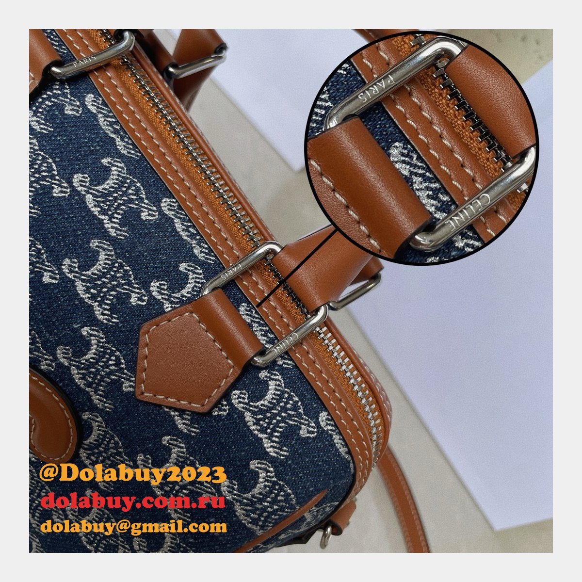 Celine Top Quality Small Boston Smooth Copy 113773 Bag