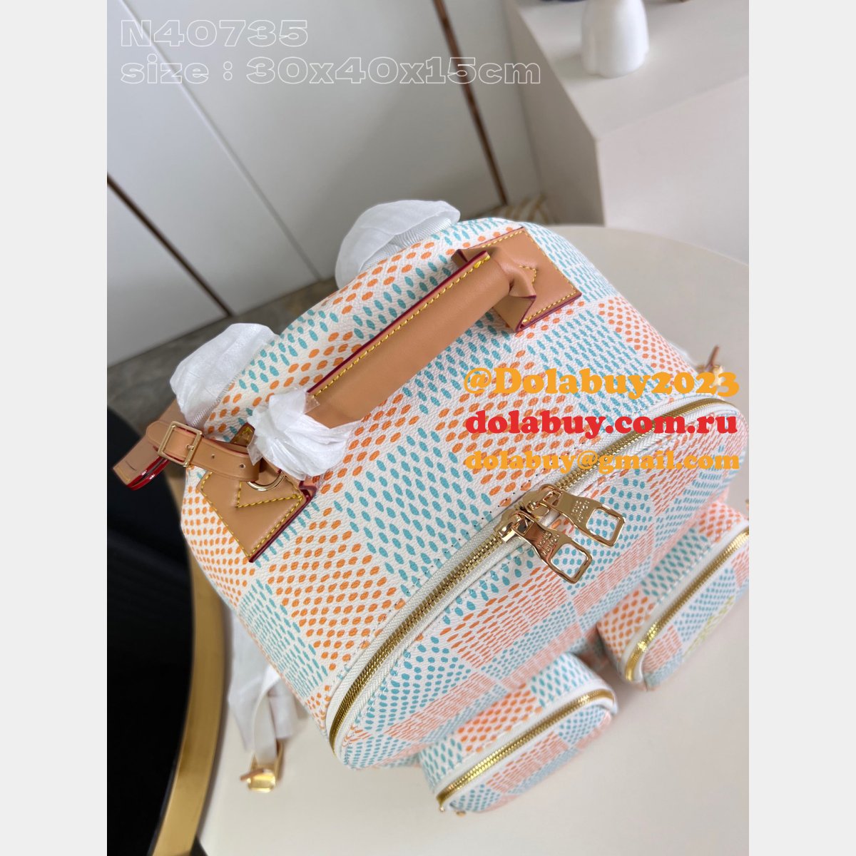 Outlet Louis Vuitton Replica N40735 Backpack Multipocket Damier