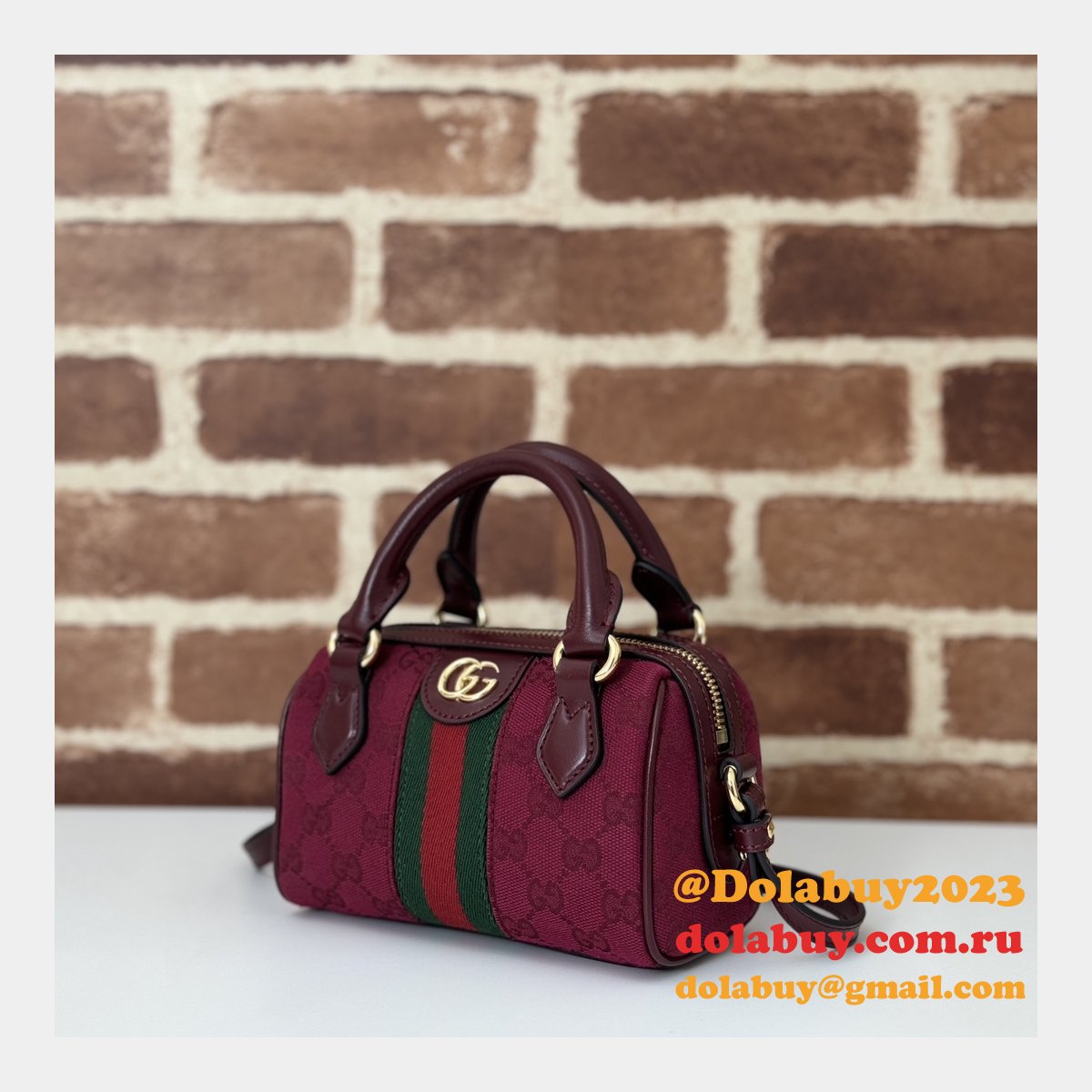G*u*i knockoff 781490 ophidia super ebony supreme bag