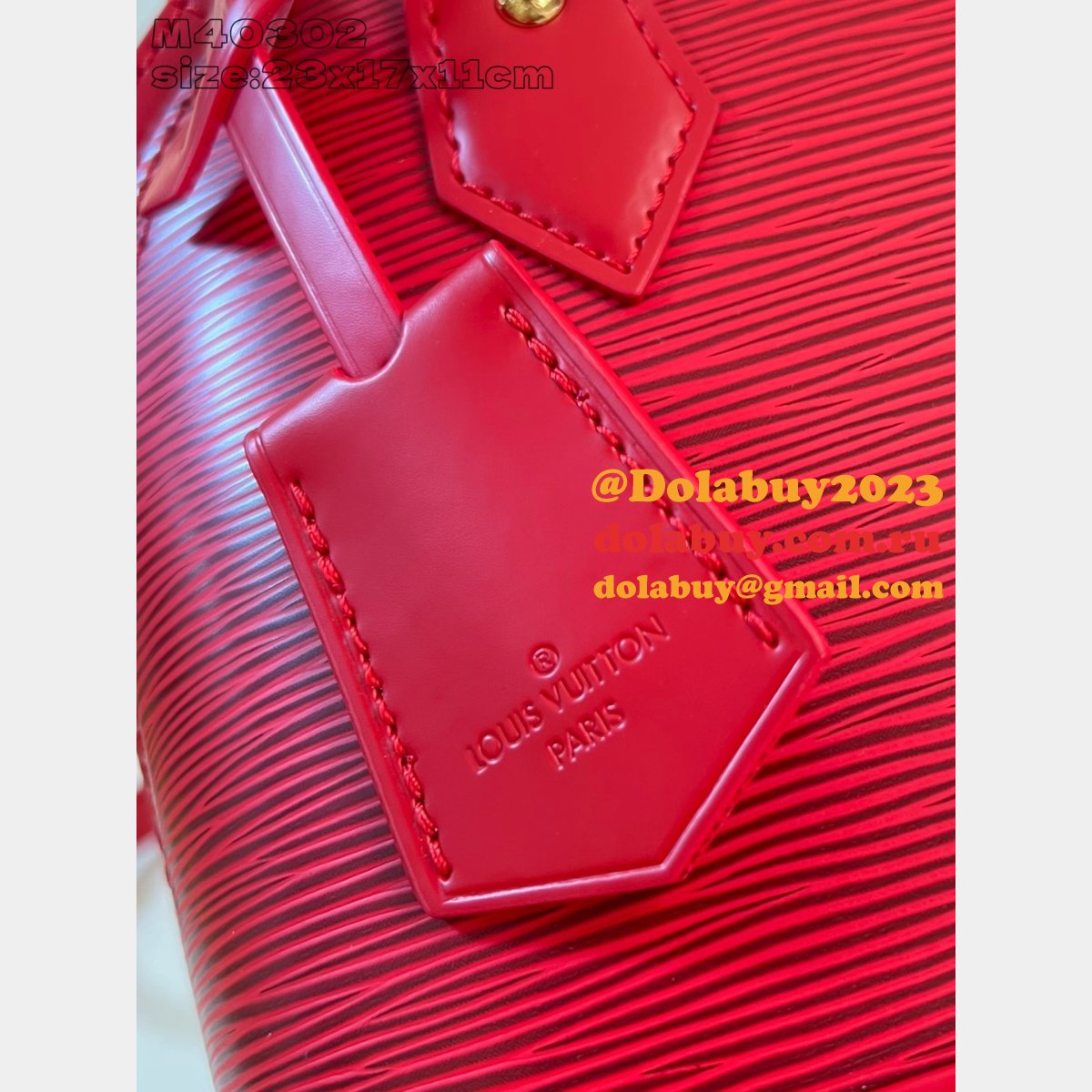 Louis Vuitton Alma Top Quality Epi Leather M40302 Red Bag