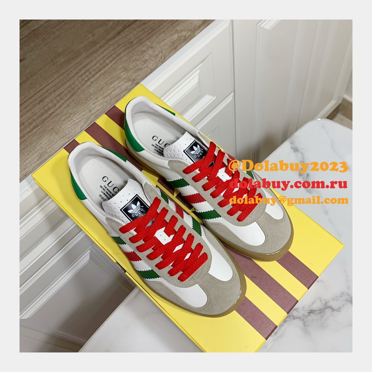 duplicate G*u*i x adidas shamrock joint skate men/women shoes