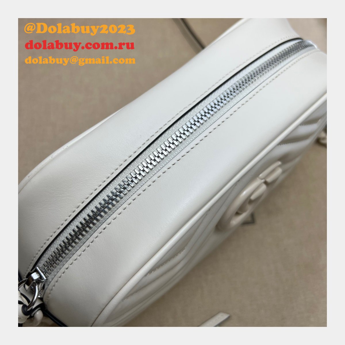 G*u*i 447632 marmont replica shoulder emerald leather bag