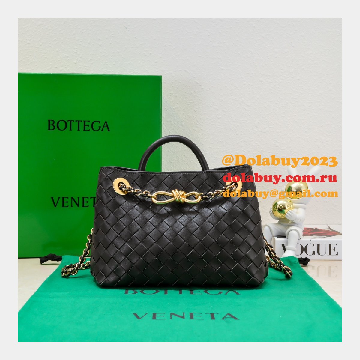Top Quality BOTTEGA VENETA ANDIAMO small 25cm tote bag