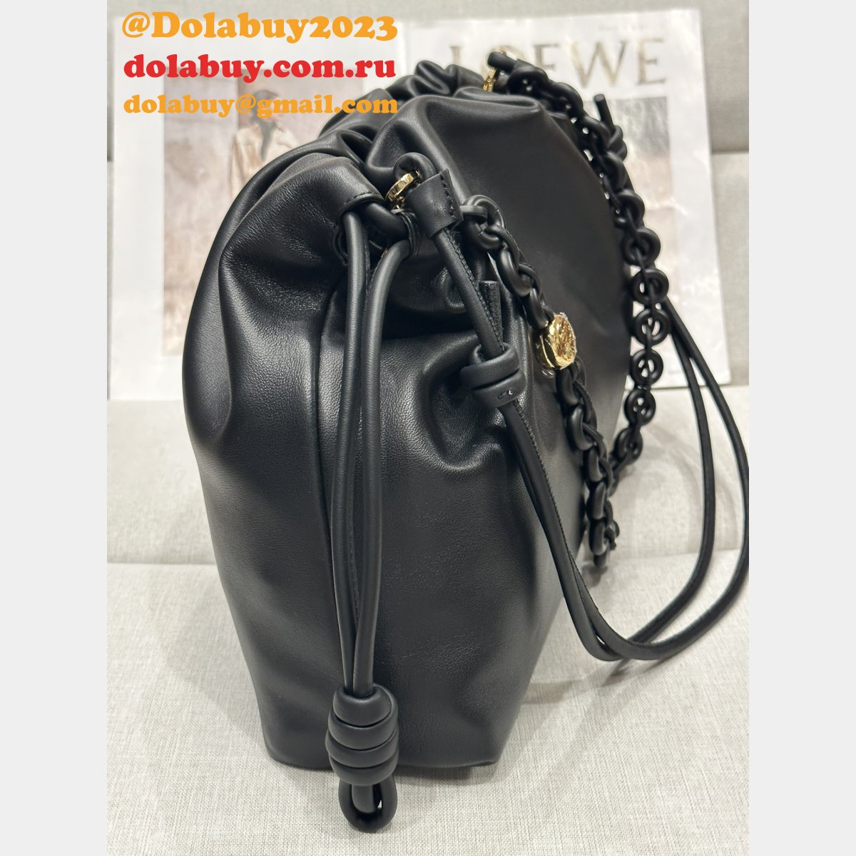 Top Quality Large Flamenco Purse In Mellow Nappa Lambskin