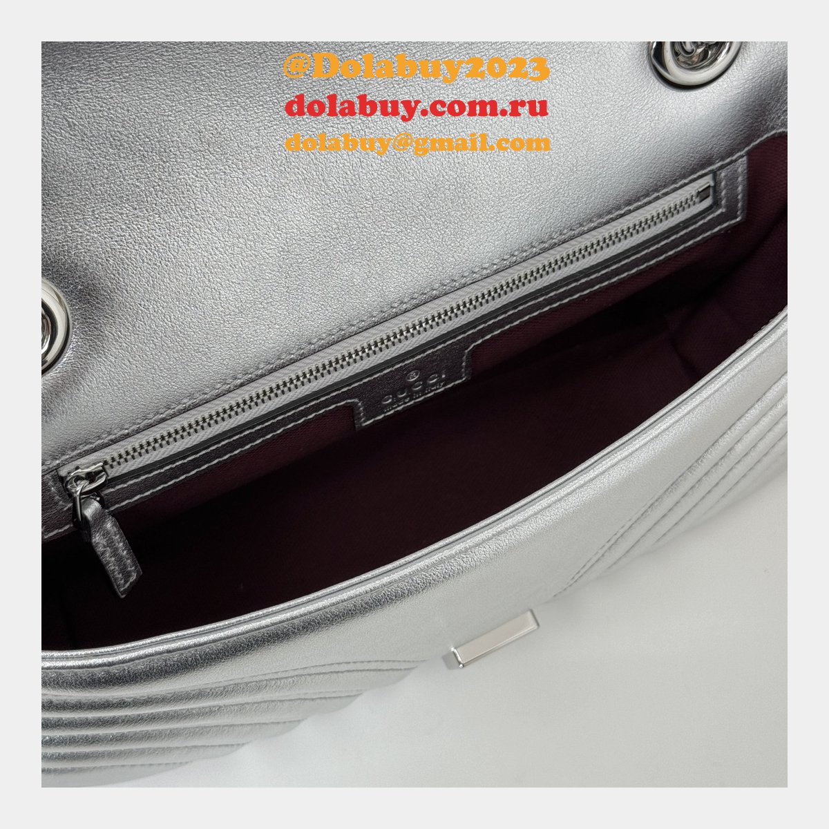 inspired G*u*i 443497 gg marmont small shoulder top quality bag