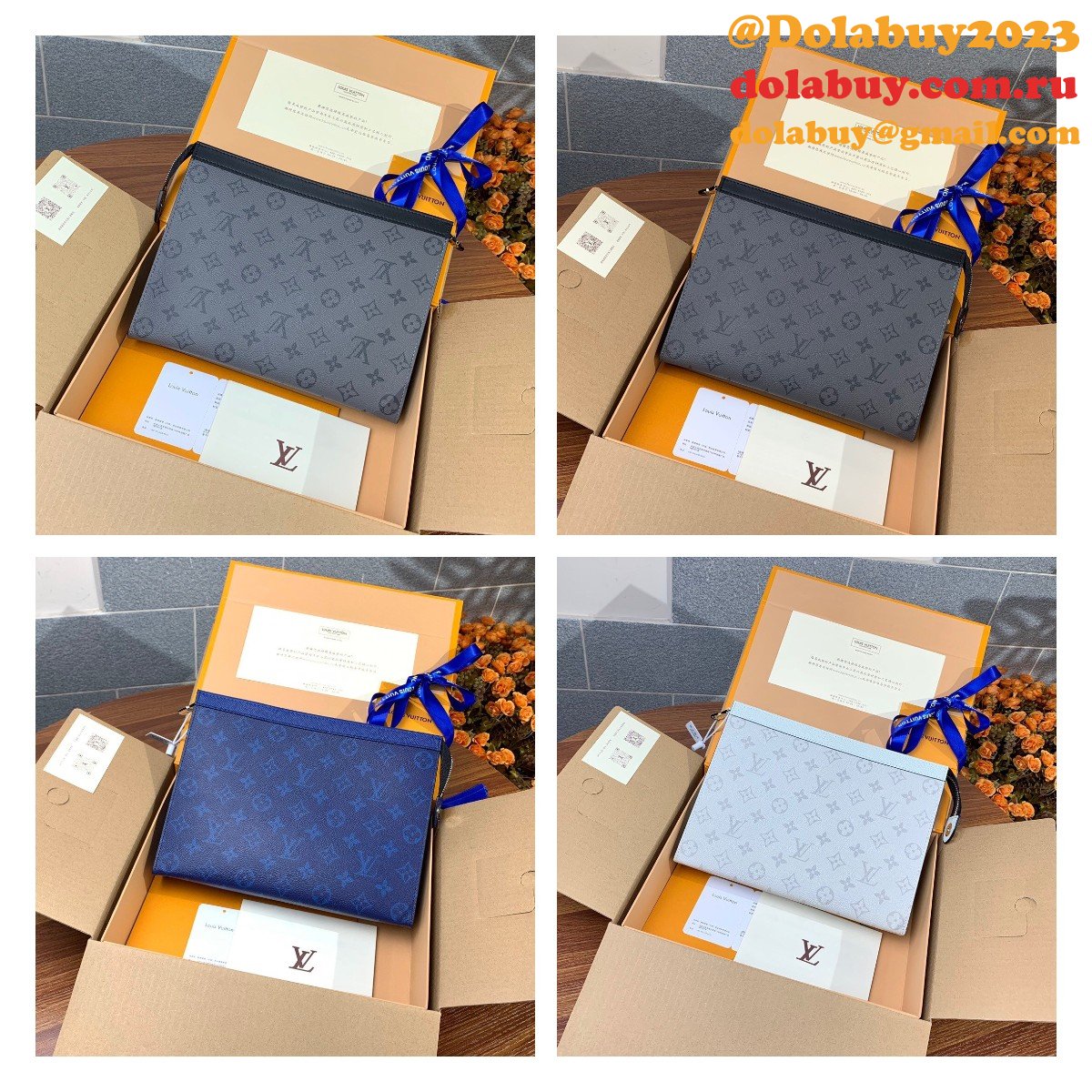 Louis Vuitton M69535 Luxury Pochette Voyage MM G66 China Replica
