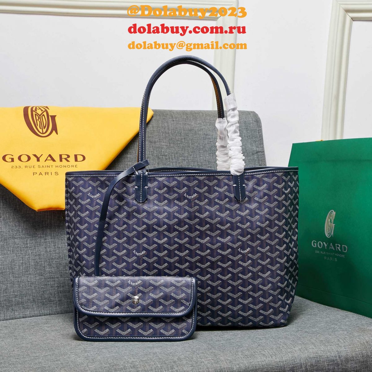 Perfect Goyard Tote Replica Copy Shopping Bags