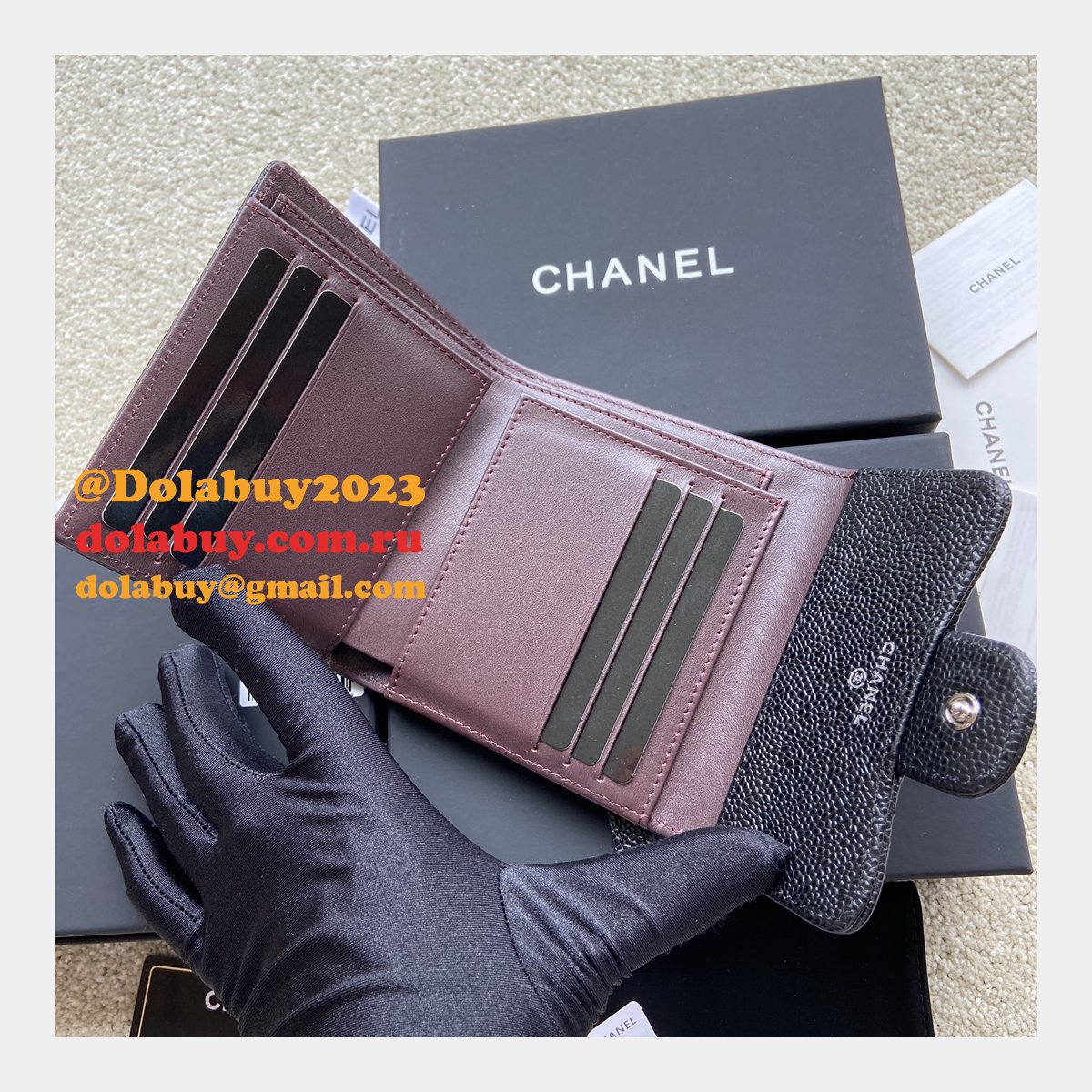 best CC Replica Classic Small Pocket Flap Wallet A82288