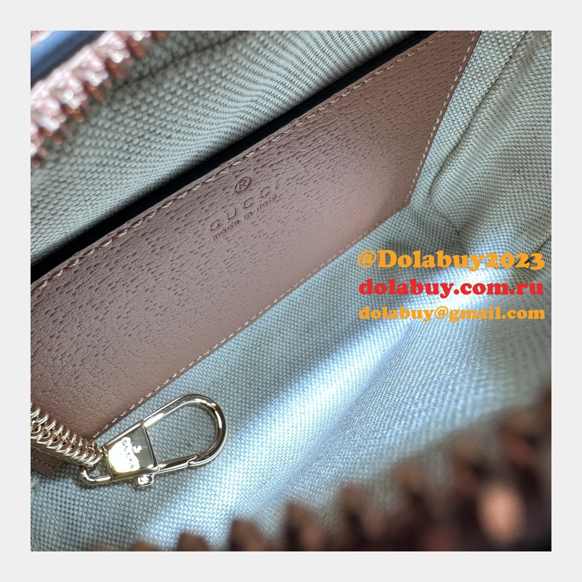 high quality G*u*i pink ophidia 574493 replica bag