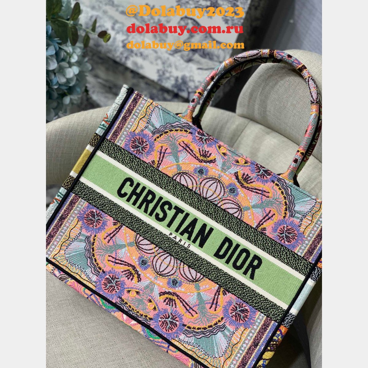 Christian Dior Replica CD Book Tote bag