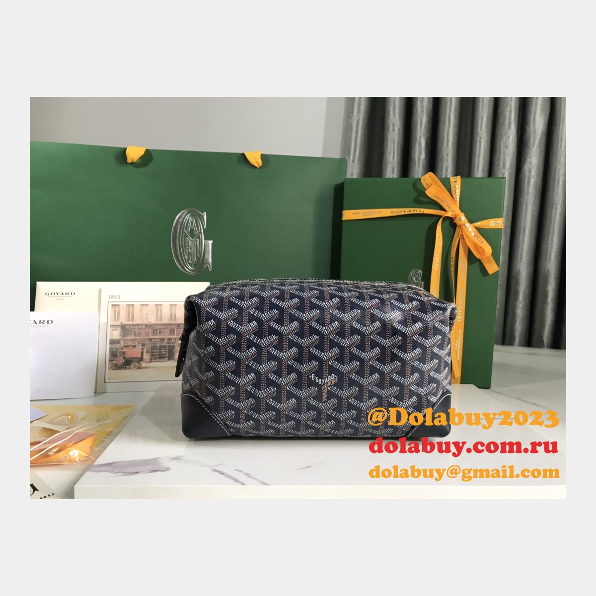 Goyard Top Luggage Boeing NBA Love 020215 Replica Bag