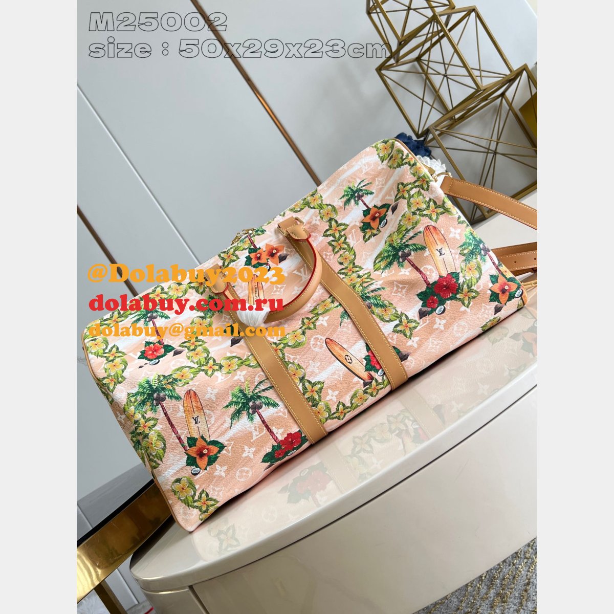 Louis Vuitton High Quality Copy Keepall Bandoulière 50 M25002 Perfect Bag