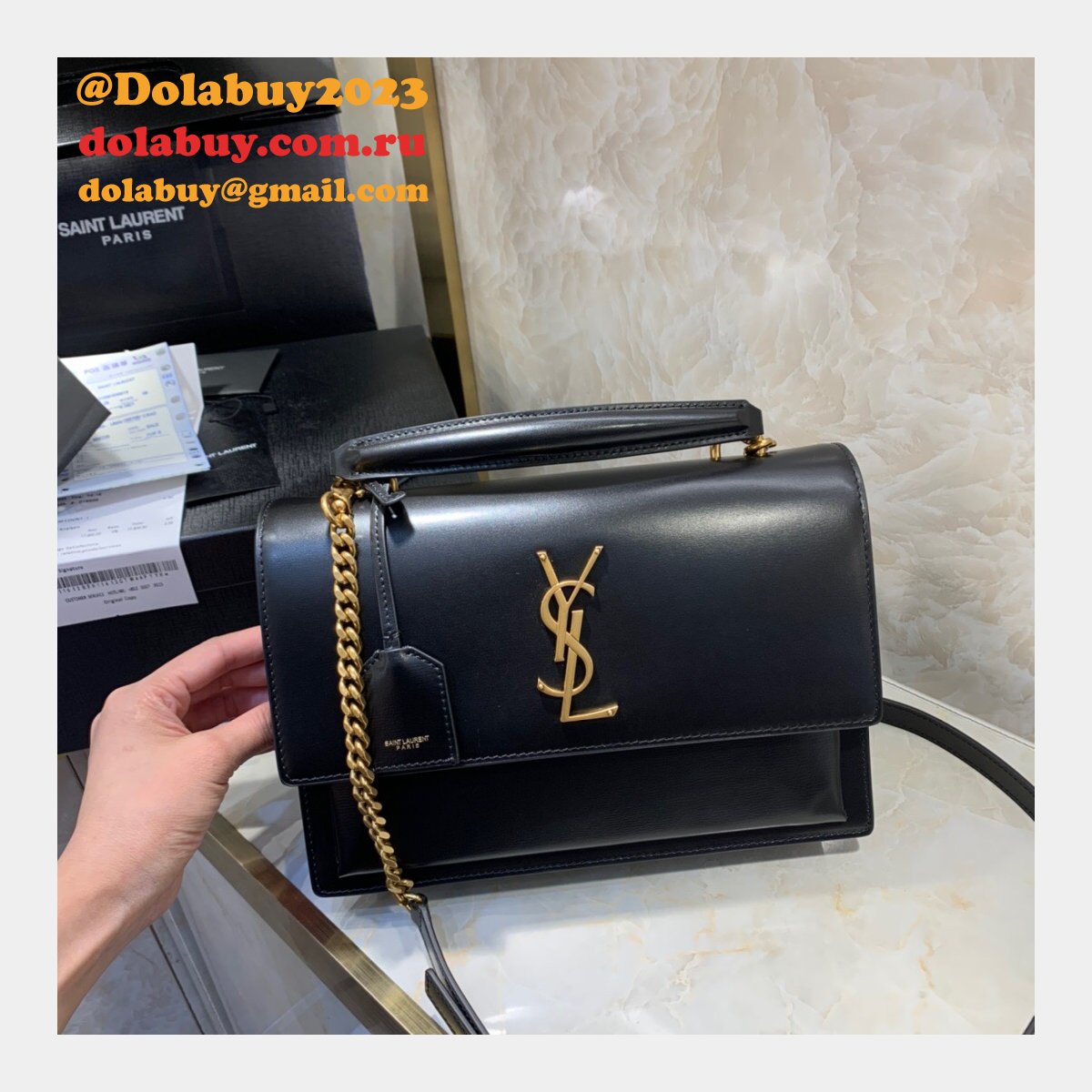 Buy Replica Saint Laurent YSL Sunset Shoulder 25cm Bag