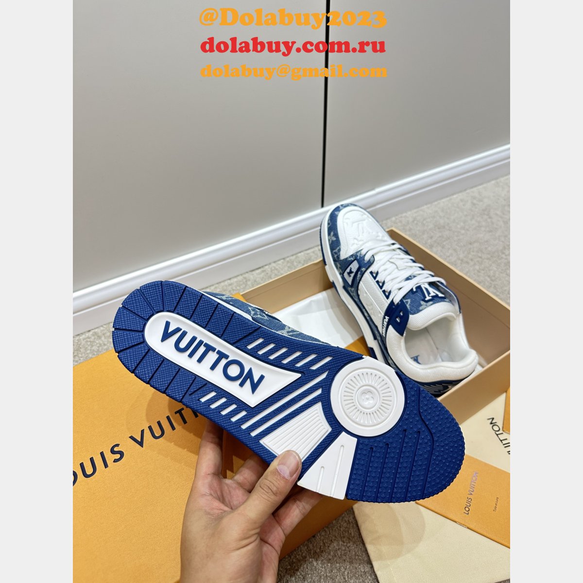 Top Quality LV Trainer Sneaker 1:1 Mirror
