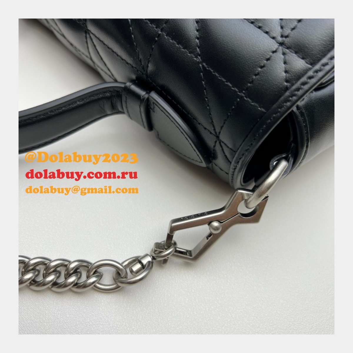 designer replica G*u*i replicas gg marmont small top handle 498110 bag