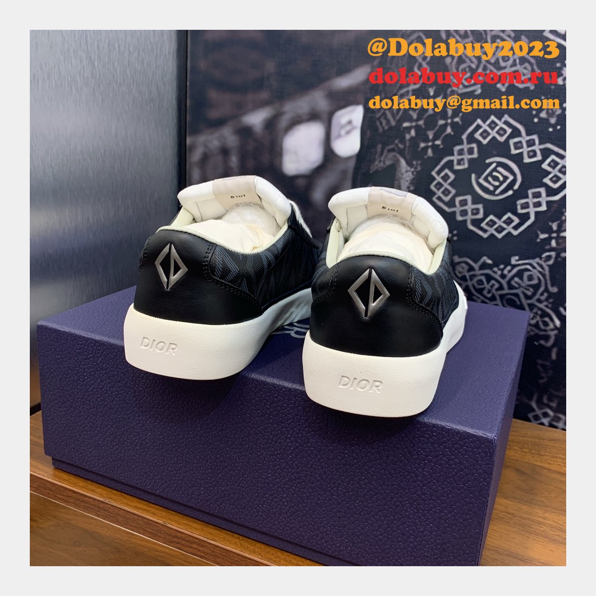 Perfect Dior Top Quality Sneakers Runway Mens Copy Shoes