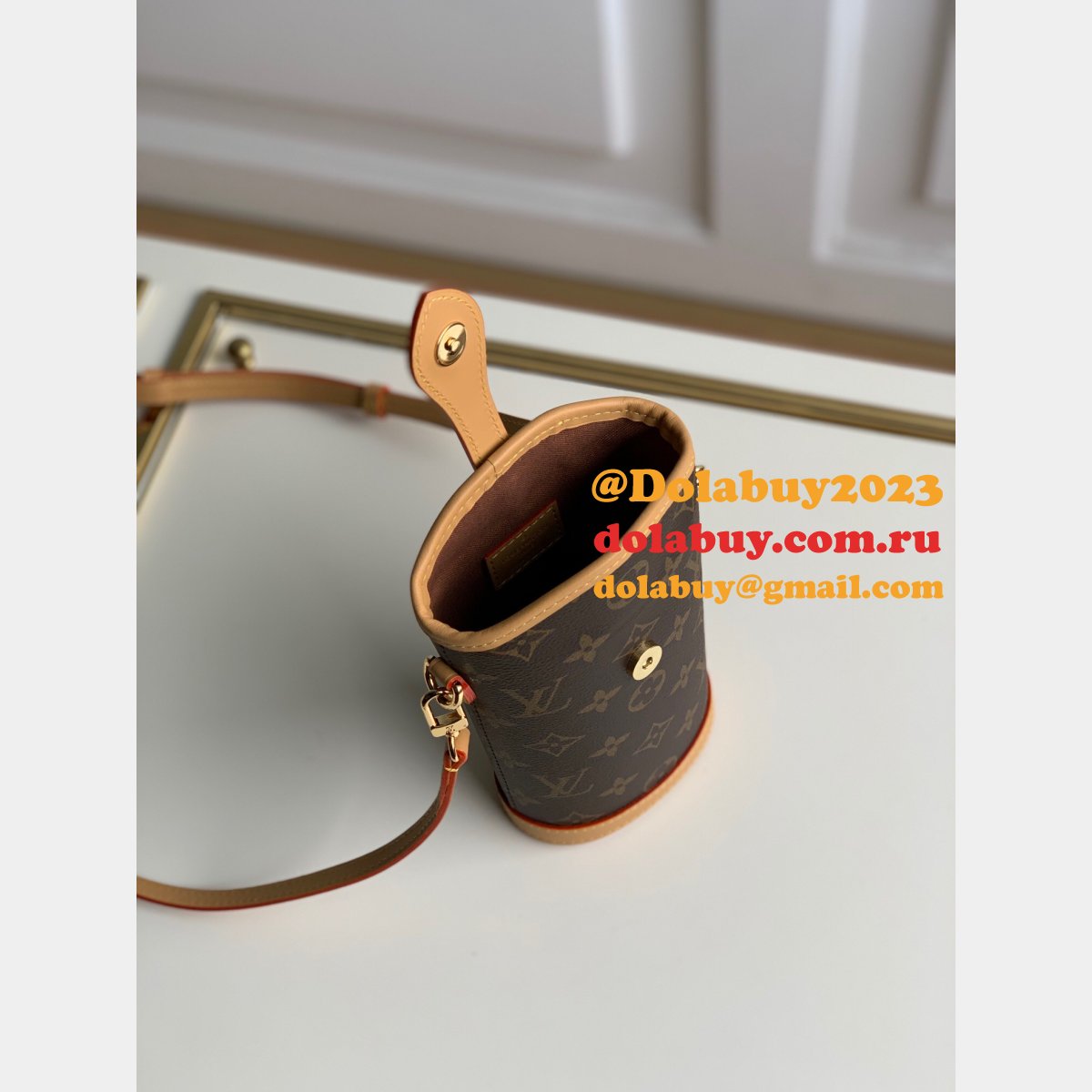 Perfect Louis Vuitton Fold Me Pouch Monogram M80874 Brown Art Of Living