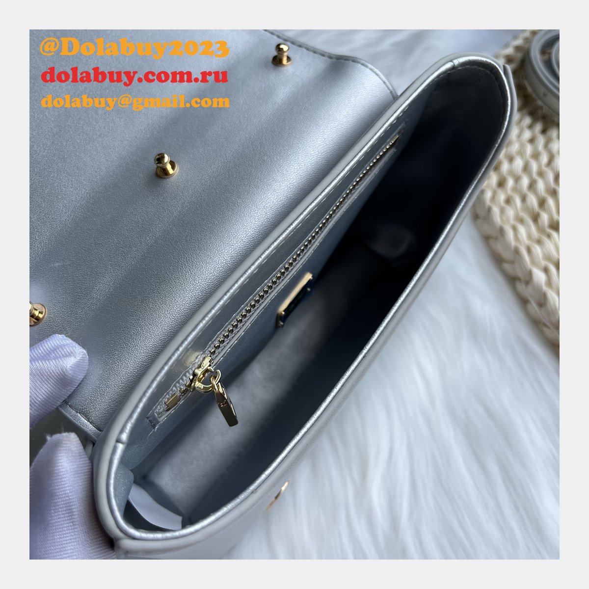 Buy Best 1:1 Replicas Dolce & Gabbana DG Logo 9112 Hand Bag