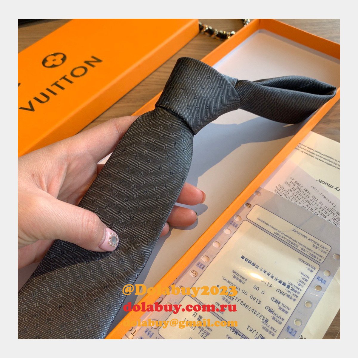 Louis Vuitton High Quality Small logo jacquard