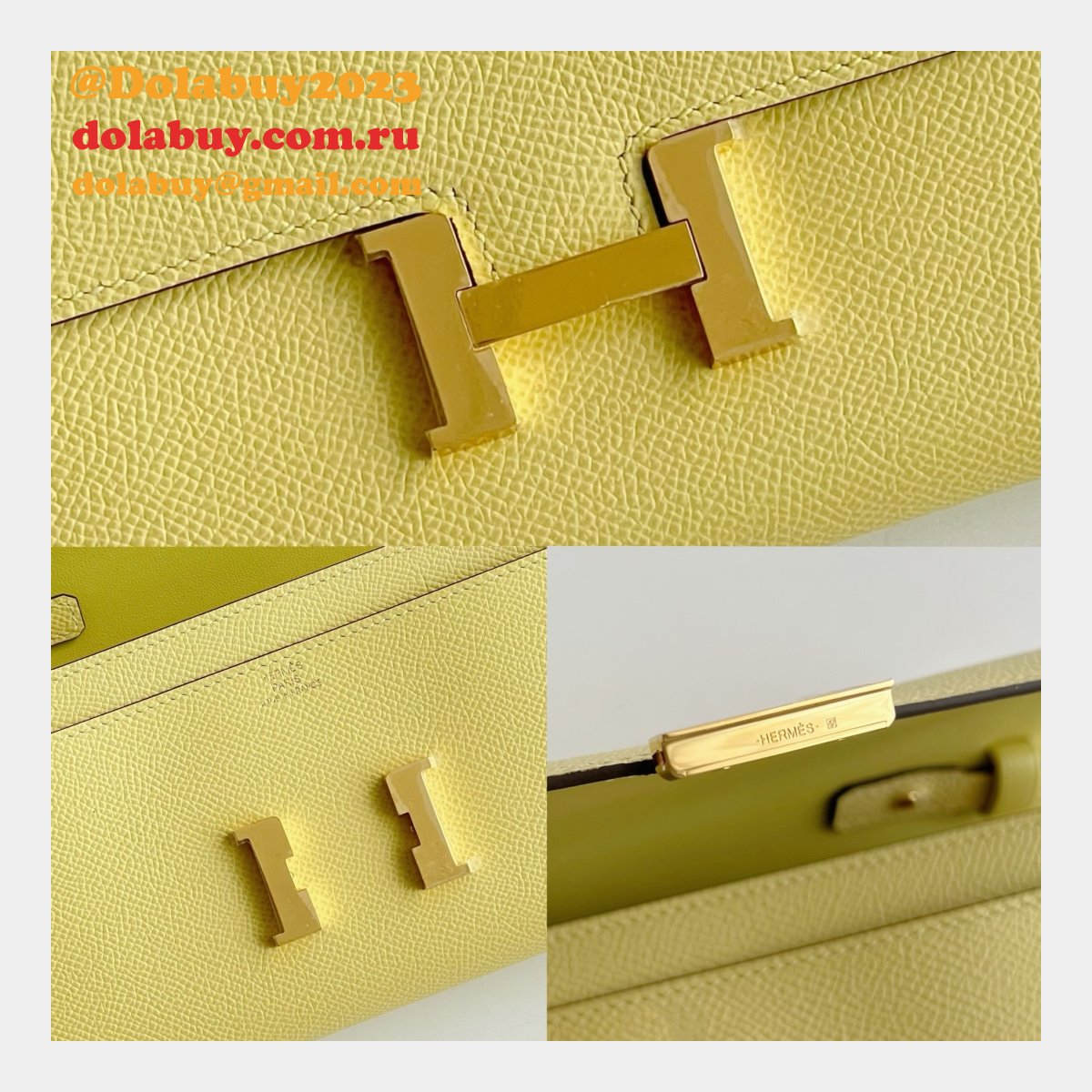 7 Star hermes constance to go clutch bag