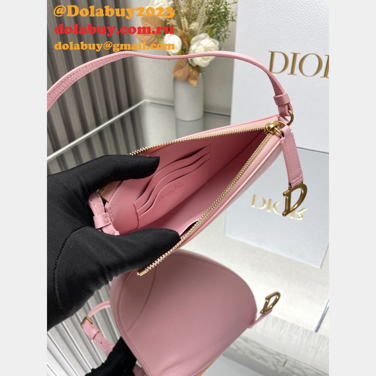 Luxury DIOR NEW SADDLE DESIGNER HANDBAG